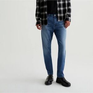 AG Adriano Goldschmied Men’s 40 x 35” The Tellis Slim Straight Stretch Jeans